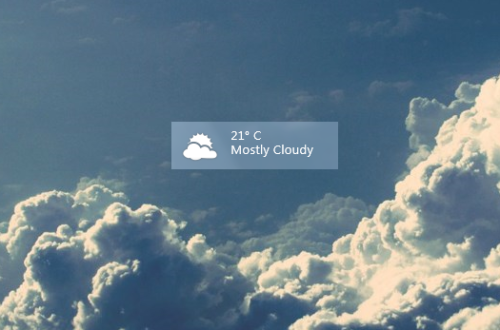 Self Detecting Weather